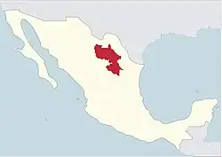 Mapa da área da diocese