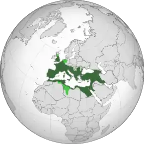 Localização de Roma Antiga