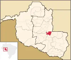 Localização de Presidente Médici em Rondônia