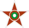 Insígnia em forma de estrela da Força Aérea da Bulgária, usada durante o regime comunista.
