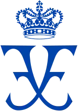 Monograma real de Frederico, Príncipe Herdeiro da Dinamarca