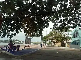 Rua na orla de Anchieta