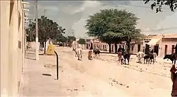 Avenida Manfredo Ferreira Lima em Palestina, no começo dos anos 90.