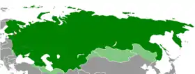 Localização de Rússia