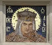 Mosaico na Catedral do Sangue Derramado, São Petersburgo, Rússia, de Nikolai Bruni