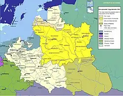 Localização do Principado da Rutênia