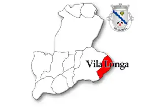 Localização no concelho de  Sátão