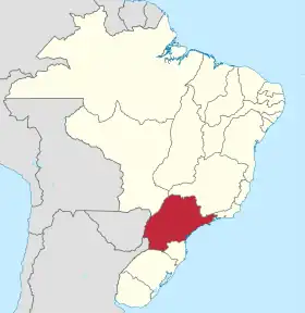 Localização de São Paulo