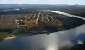 Vista aérea do município