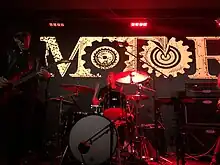 Sérgio Nascimento na estreia da banda Motor, no Tokyo Lisboa