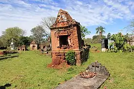 Sítio Arqueológico de São Lourenço Mártir localizado em São Luiz Gonzaga, RS. Fotografia de Halley Pacheco de Oliveira, de 2013.