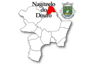 Localização no município de São João da Pesqueira