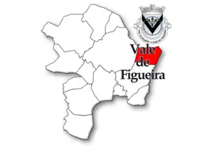 Localização no município de São João da Pesqueira