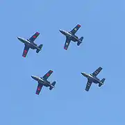 Equipe de demostração aérea da Força Aérea Sueca
