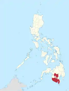 Soccsksargen na Filipinas  Coordenadas : 6°30'N, 124°51'E