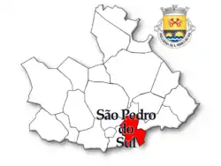 Localização no Concelho de São Pedro do Sul
