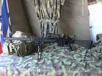 SR-25 das Forças de Defesa de Israel com um silenciador.