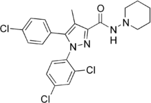 Estrutura química de Rimonabanto