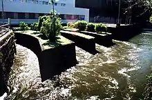 Saida de água da Usina