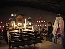 Interior da Igreja de Saintes-Maries-de-la-Mer