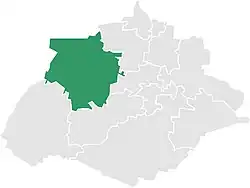 Localização de San José de Gracia no estado de Aguascalientes