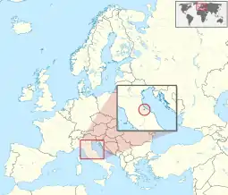 Localização  São Marinho