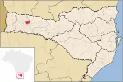 Localização de Quilombo em Santa Catarina