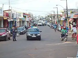 Avenida Newton Bello, centro da cidade