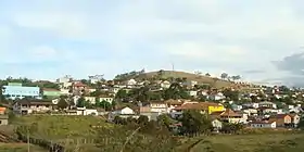 Vista parcial do distrito de Santa Bárbara do Sapucaí