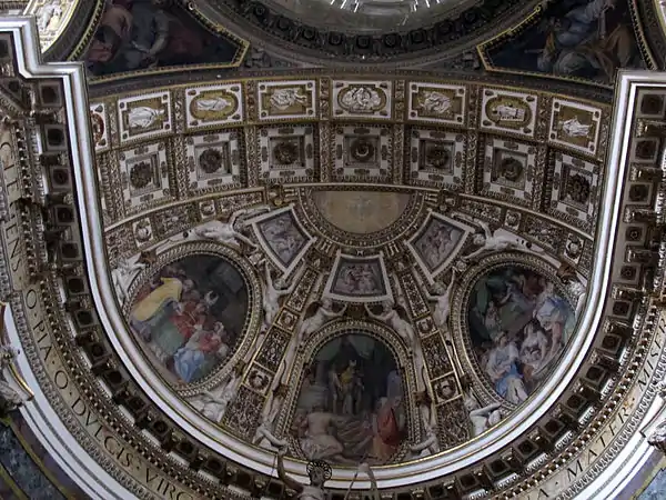 Semicúpula da abside, de Jacinto Gimignani