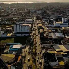 Panorama parcial da cidade.