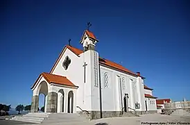 Vista lateral do Santuário de Nossa Senhora da Ortiga