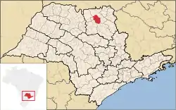 Localização de Morro Agudo em São Paulo