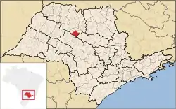 Localização de Novo Horizonte em São Paulo