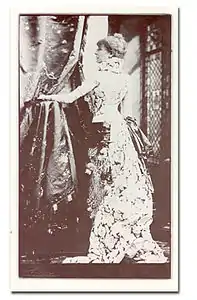 Atriz Sarah Bernhardt, 1891.