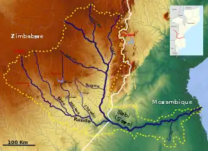 A bacia hidrográfica do Save