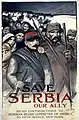 Cartaz da Primeira Guerra Mundial - Salve a Sérvia (1915)