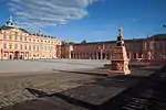 O Schloss de Rastatt.