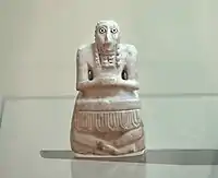 Estátua do tesouro do templo de Nintu V em Cafaja, Museu do Iraque