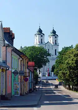 Rua Piłsudskiego em Sejny