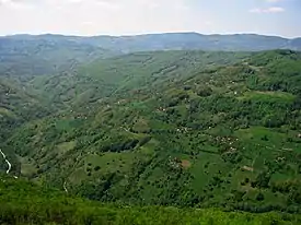 Vue de Kaluđerovići