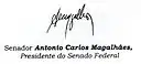 Assinatura de Antônio Carlos Magalhães