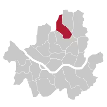 Localização de Gangbuk-gu em Seul