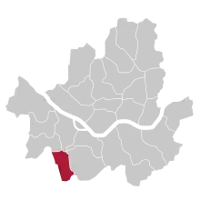 Localização de Geumcheon-gu em Seul
