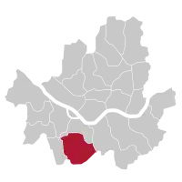 Localização de Gwanak-gu em Seul