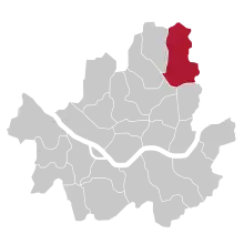 Localização de Nowon-gu em Seul