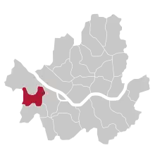 Localização de Yangcheon-gu em Seul