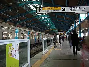 Estação Chang-dong em Dobong-gu