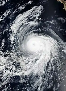 imagem ilustrativa de artigo Furacão Sergio (2018)