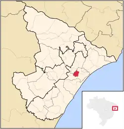 Localização de Maruim em Sergipe